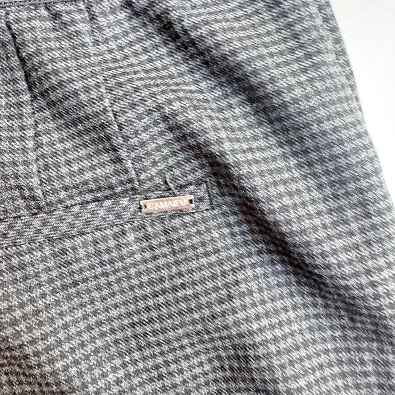 Camaêbu grey and black pants 34 – photo 4